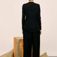 Echo Black Weave Blazer Set
