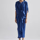 Echo Blue Iris Draped Dress