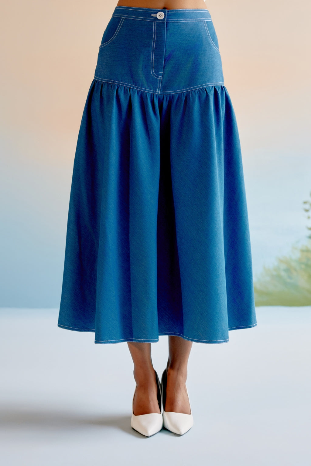 Echo Denim Skirt