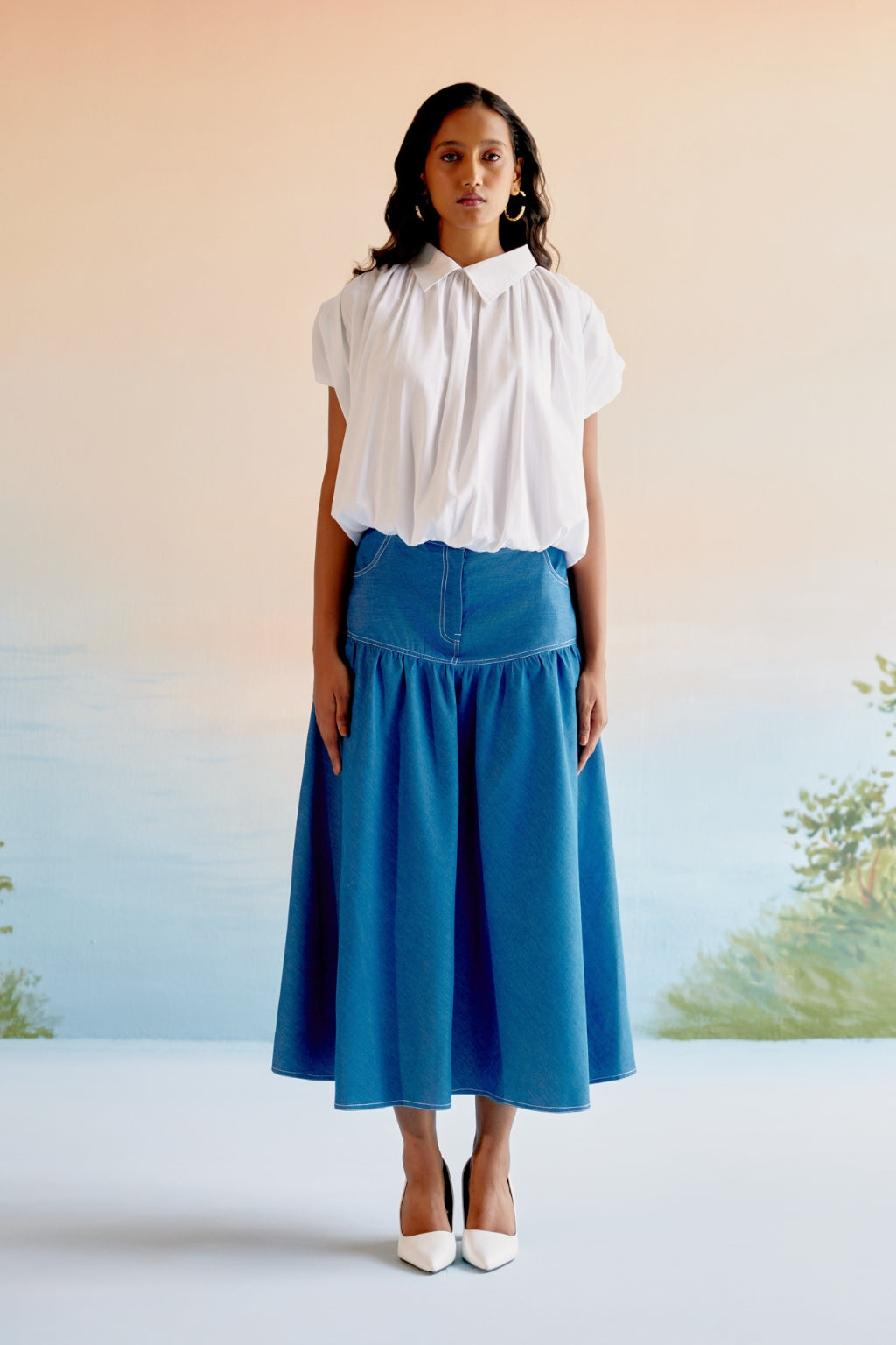 Echo Denim Skirt