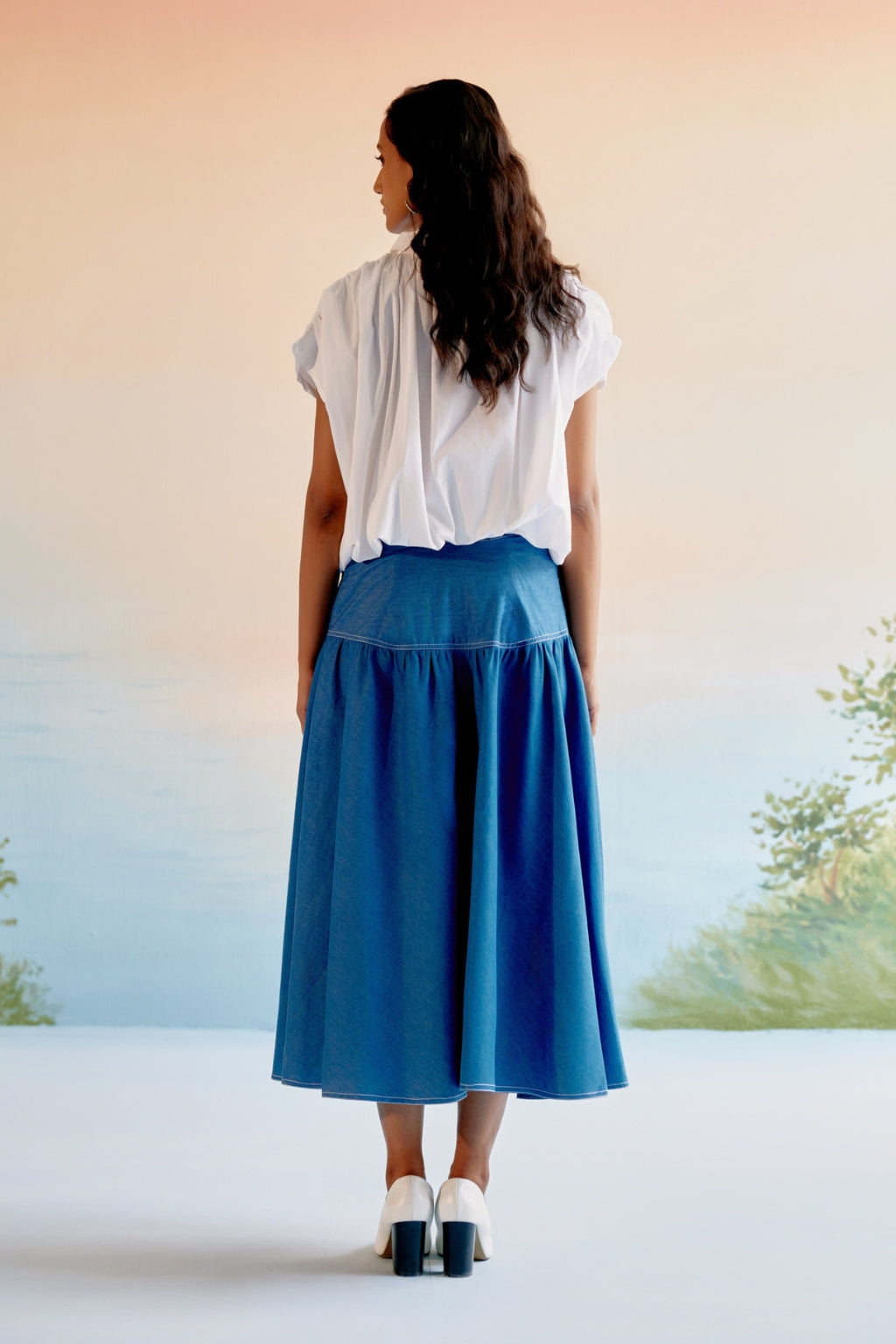 Echo Denim Skirt