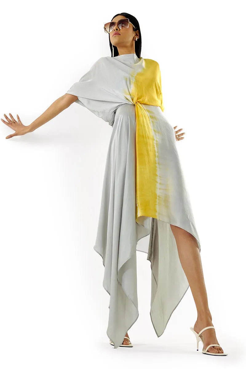 Echo Draped Ray Dress