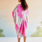 Echo Garden Pink Silk Dress