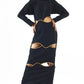 Echo Long Cut Out Maxi
