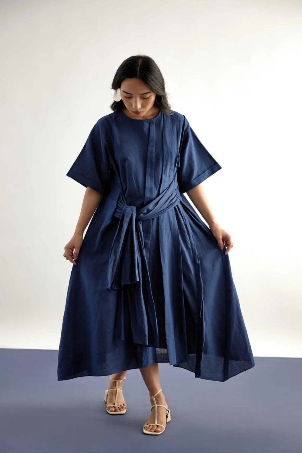 Echo Navy Ridge Dress