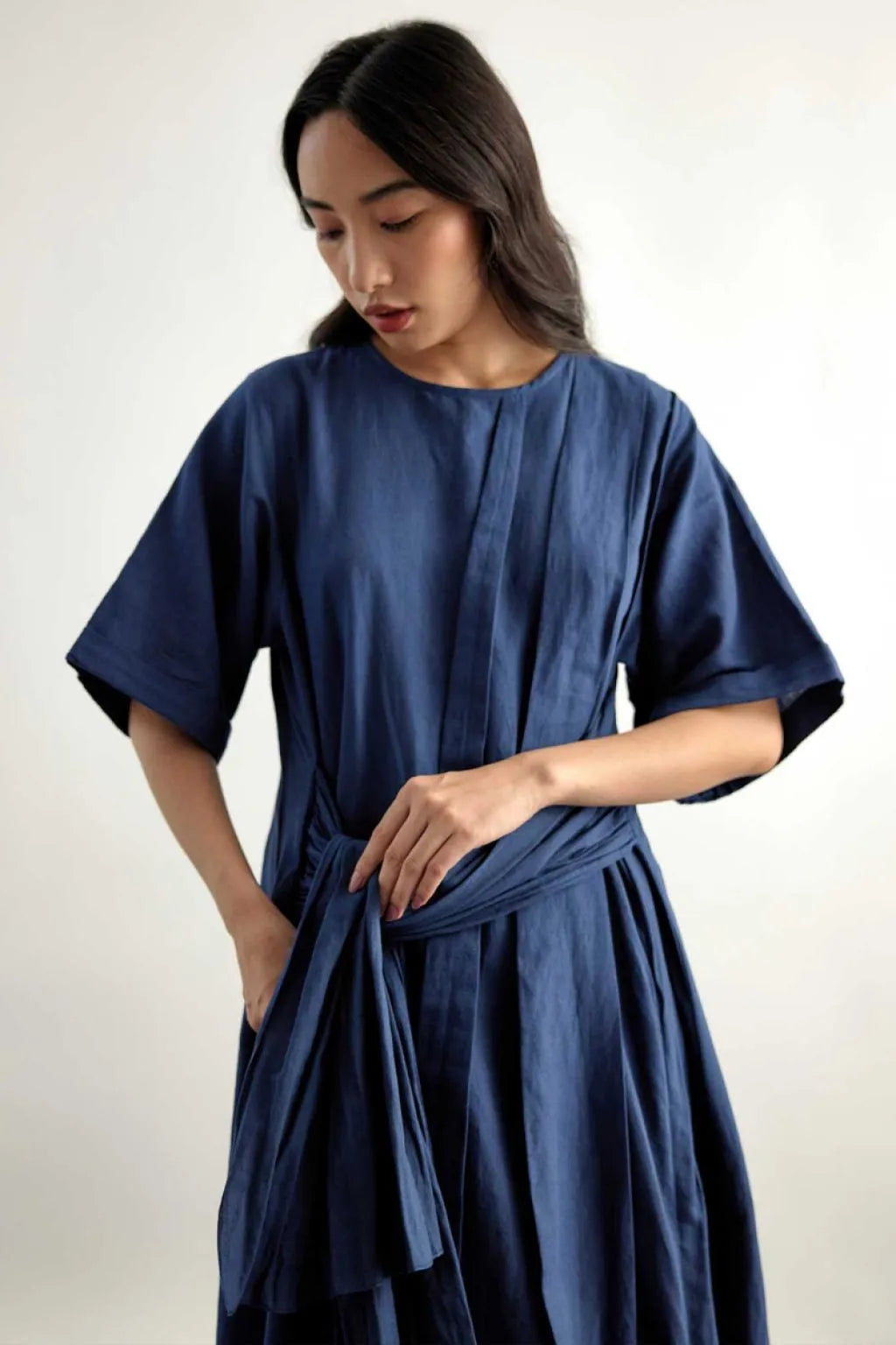 Echo Navy Ridge Dress