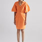 Echo Orange Tulip Dress