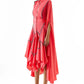 Echo Pink Cape Dress