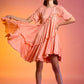 Echo Pink Ruffle Dress