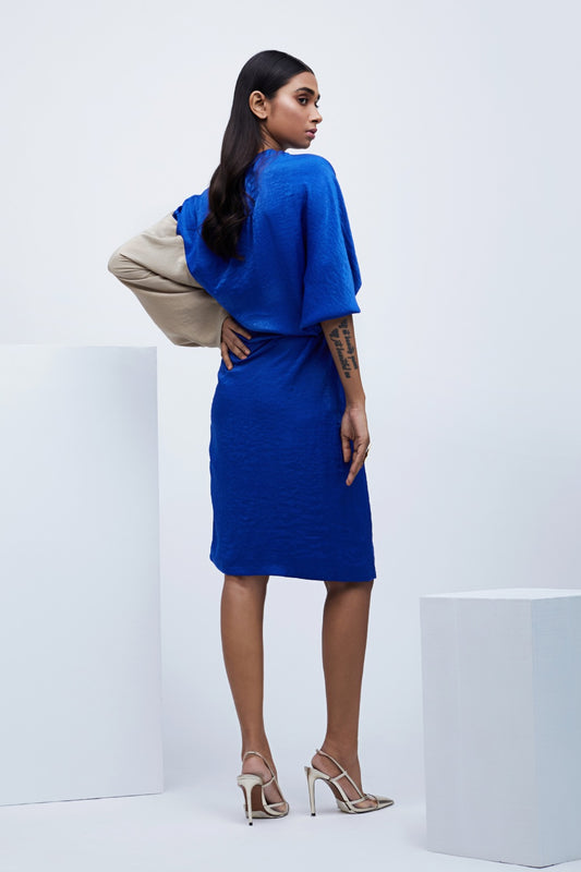 Echo Blue-beige Regenerate Dress