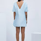 Echo Blue Eroded Taffeta dress
