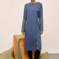 Echo Blue Slate Weave Dress
