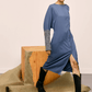 Echo Blue Slate Weave Dress