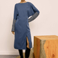 Echo Blue Slate Weave Dress