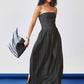 Echo Flared Ballon Denim Dress