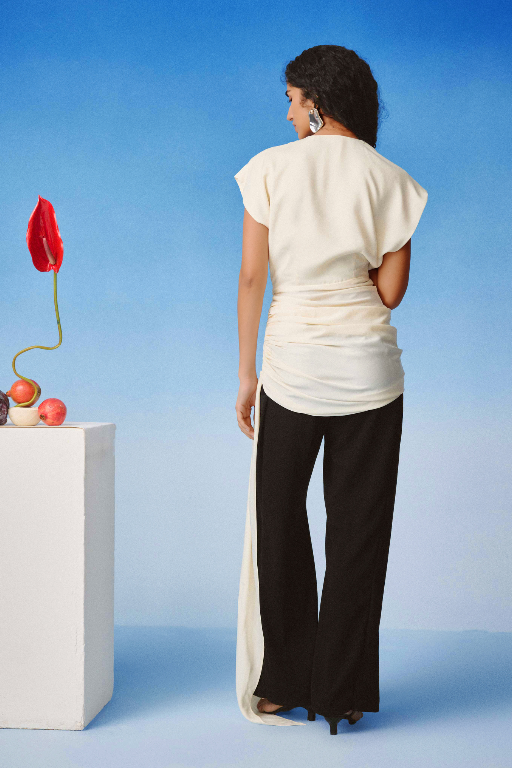 Echo Ivory Drape Top3