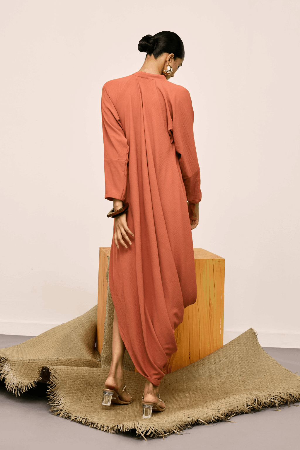 Echo Loom Brick Dress
