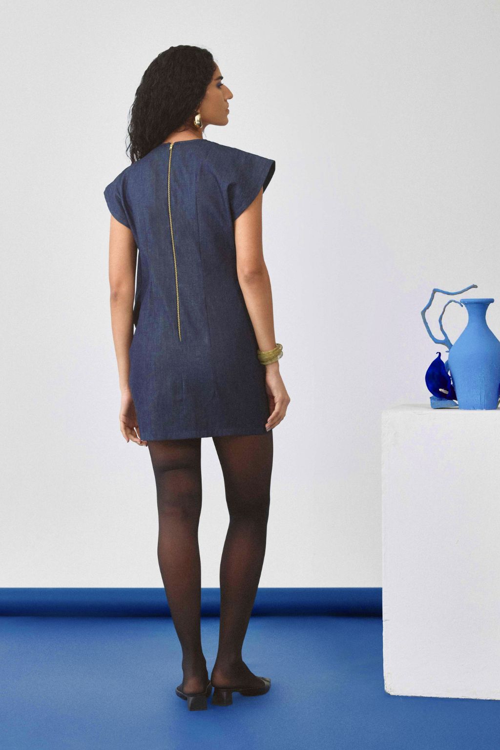 Echo Reed Denim Dress