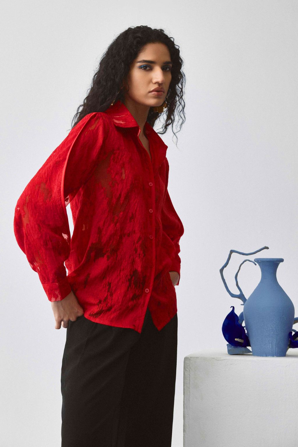 Echo Rouge Tiered Shirt