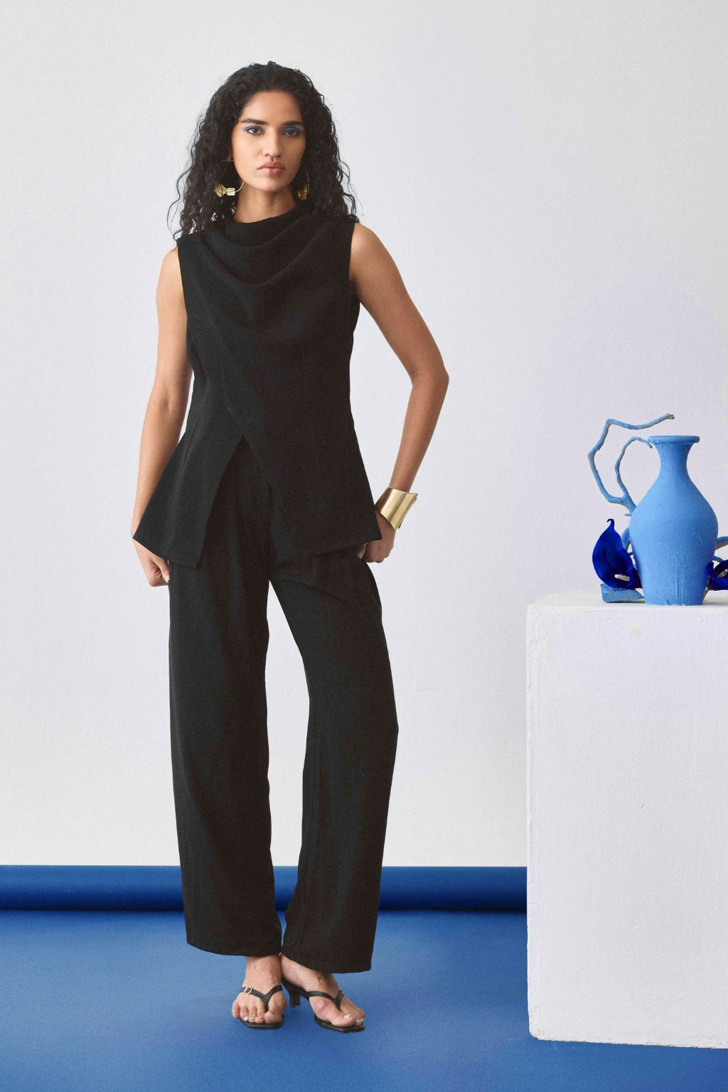 Echo Soft Sculpt Blazer Set Black