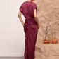 Echo Wave Draped Dress