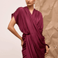 Echo Wave Draped Dress
