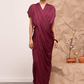 Echo Wave Draped Dress