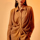 Echo Woolen Cocoa Top + Pant Set