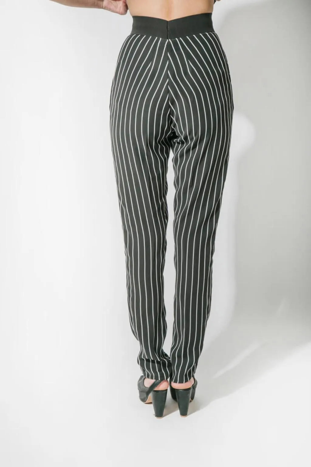 Black Stripe Pant