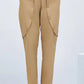Echo Beige Cotton Etched Pants