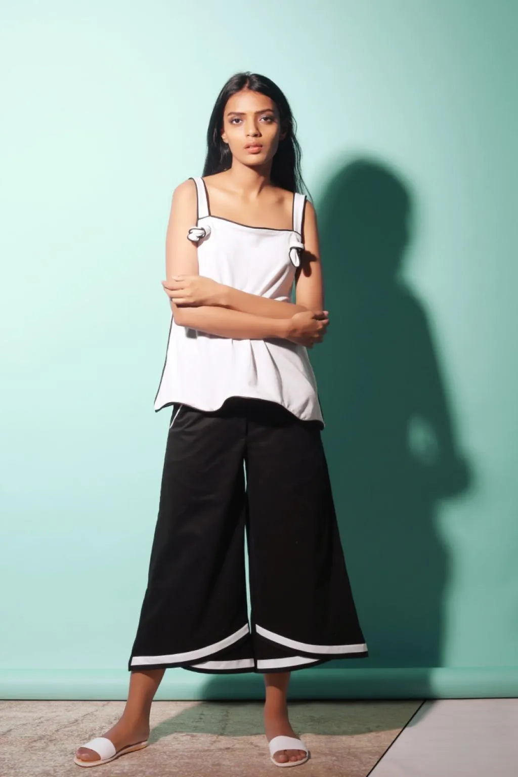 Echo Black Culottes
