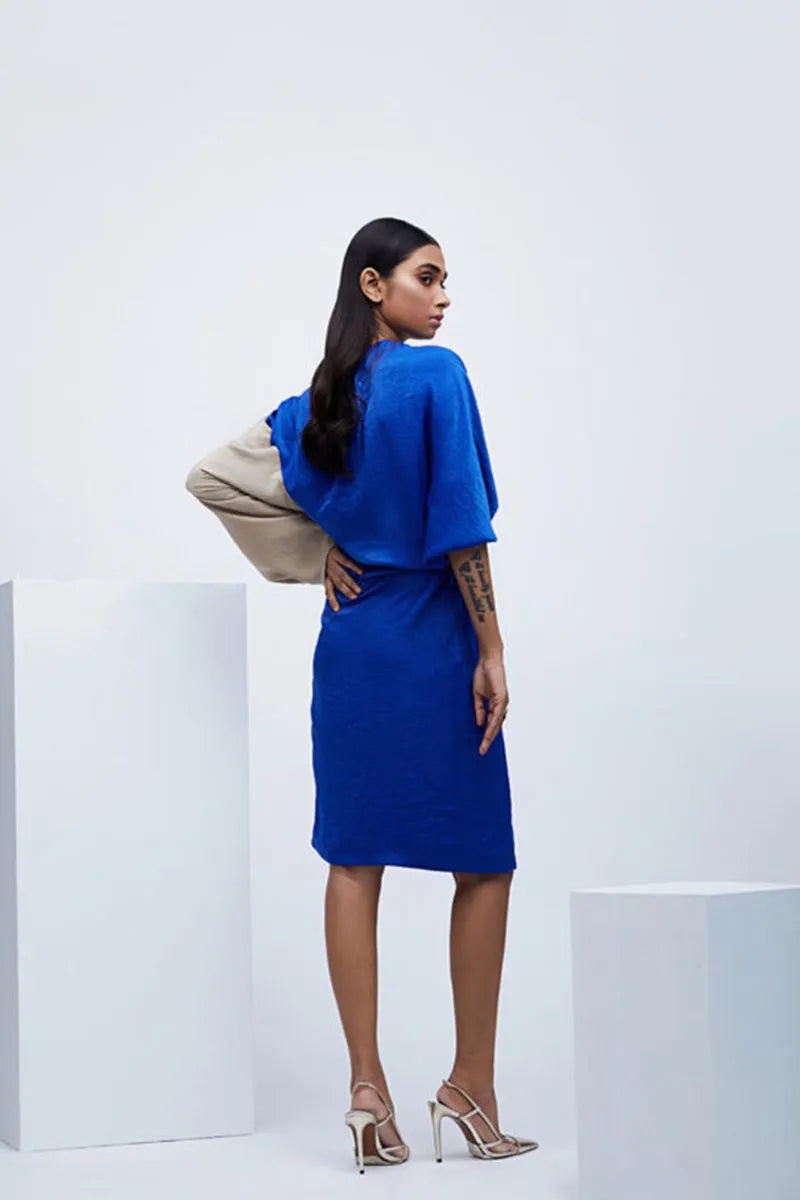 Echo Blue-beige Regenerate Dress