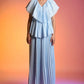 Echo Blue Pleated Dress