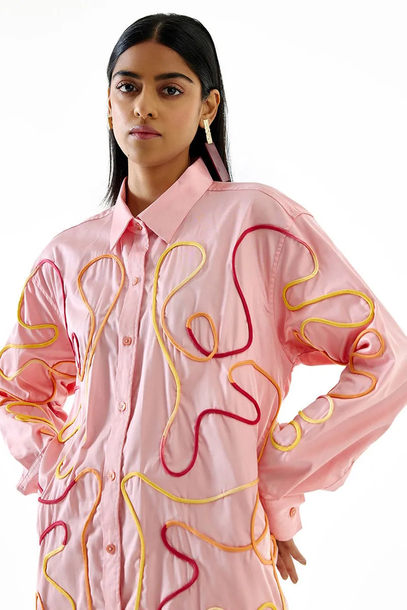 Echo Cotton Abstract Shirt