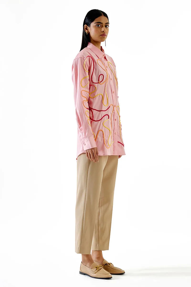 Echo Cotton Abstract Shirt