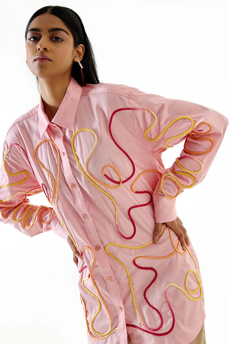 Echo Cotton Abstract Shirt