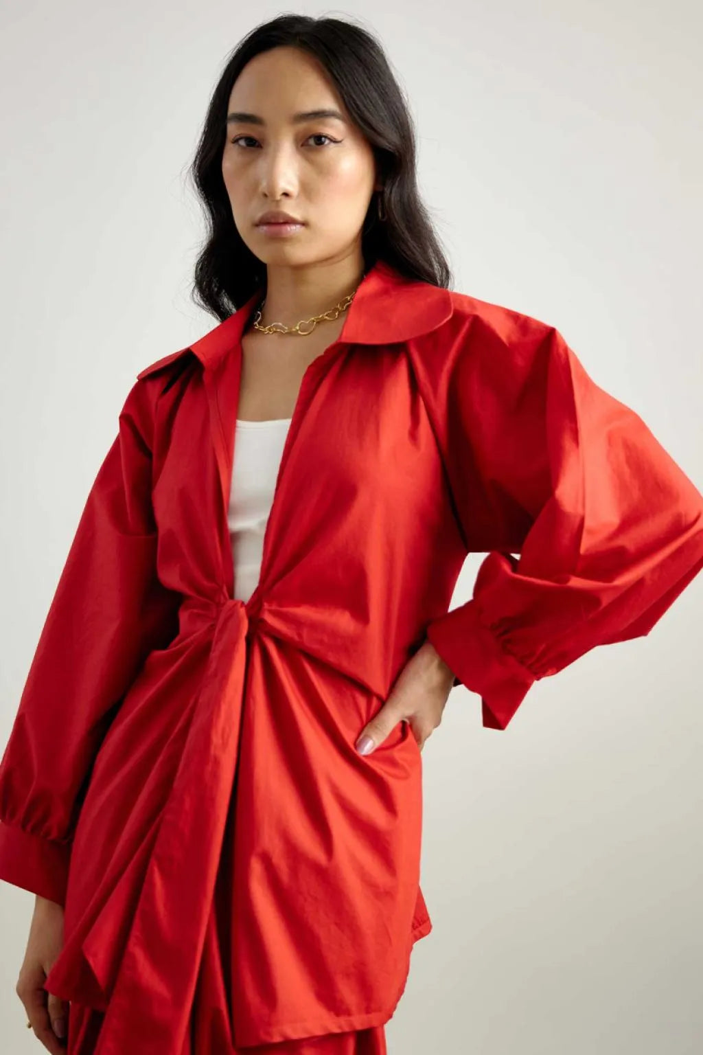 Echo Knotted Layered Top