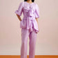 Echo Lilac Tieup Top