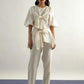 Echo Linen Tie up Co-ord Set