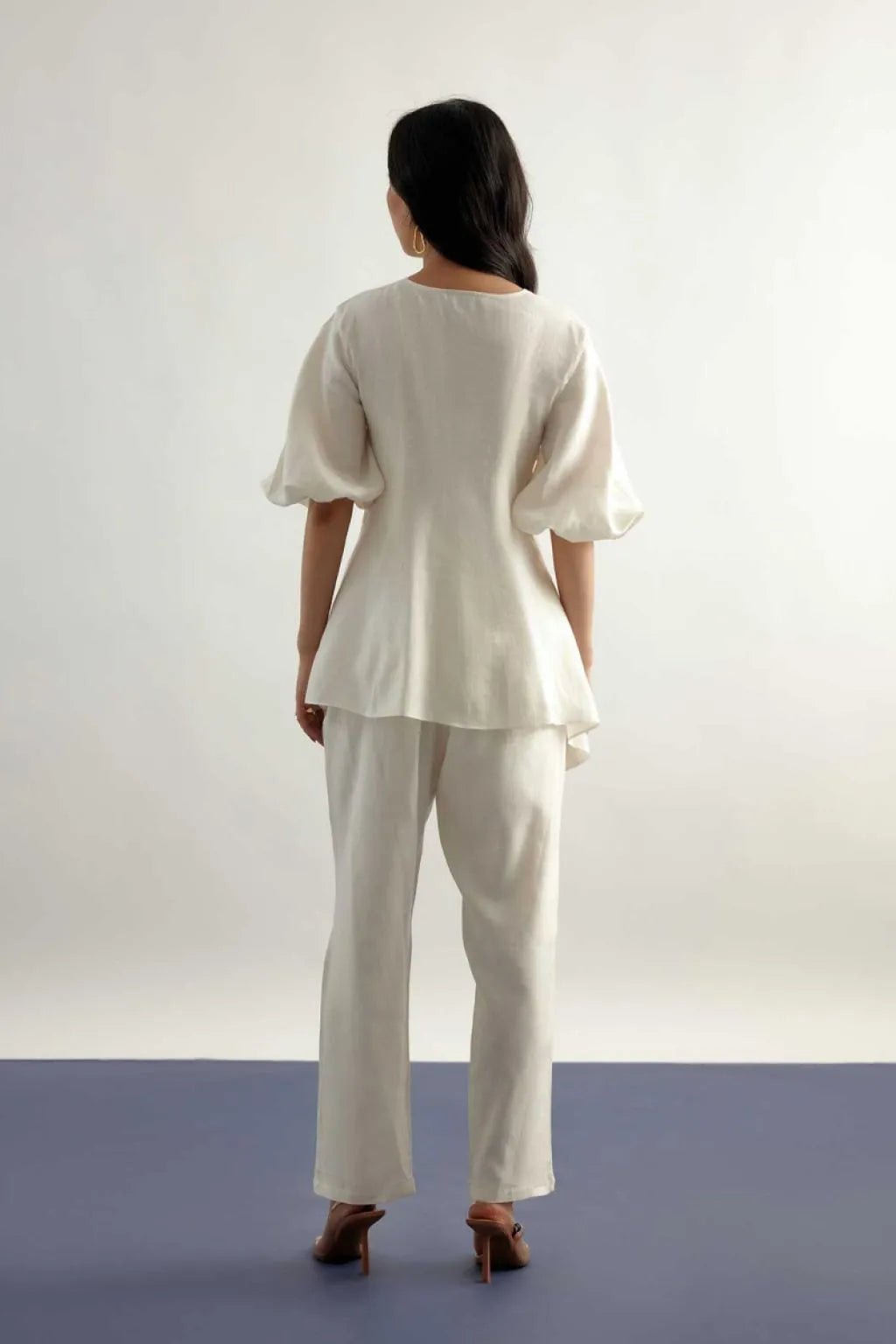 Echo Linen Tie up Co-ord Set