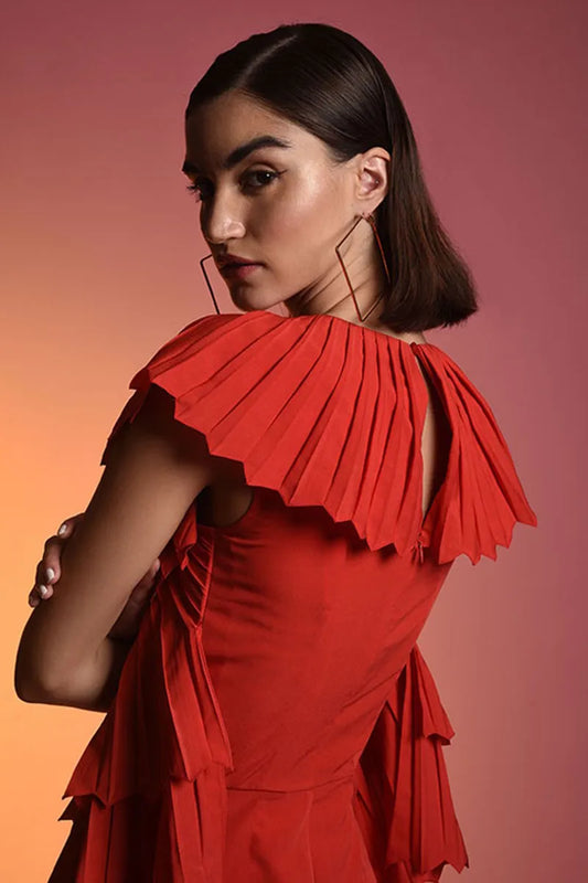 Echo Pleated Top