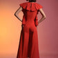 Echo Red Pleated Jumpsuit
