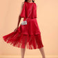 Echo Red Tassel Dress