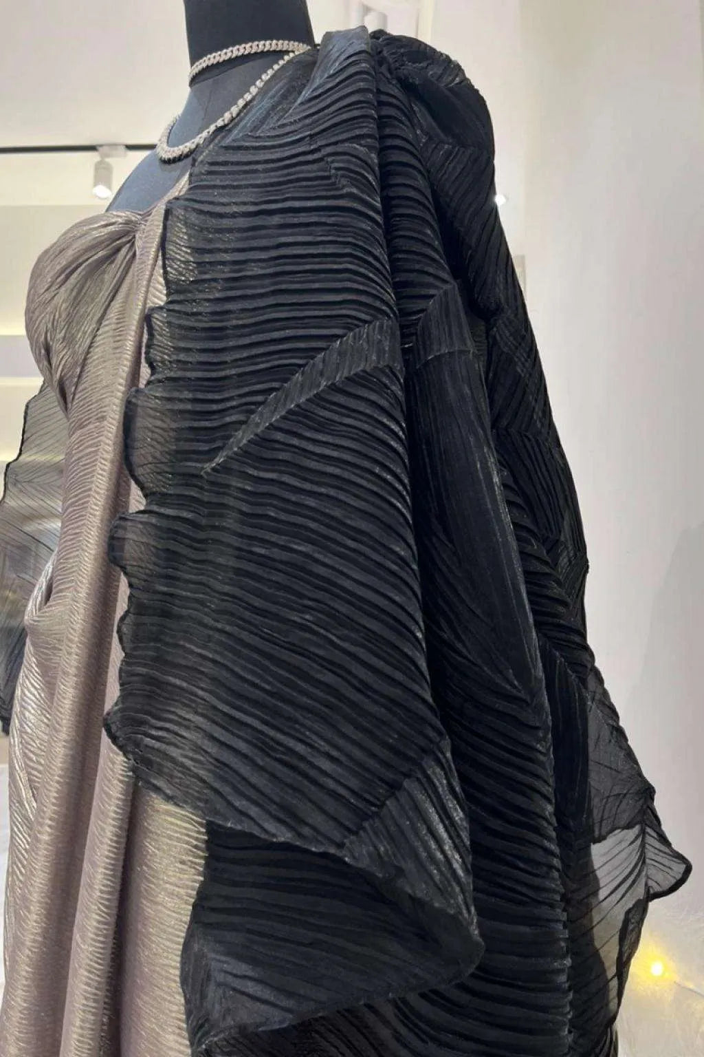 Echo Silver Concept Sari Dress