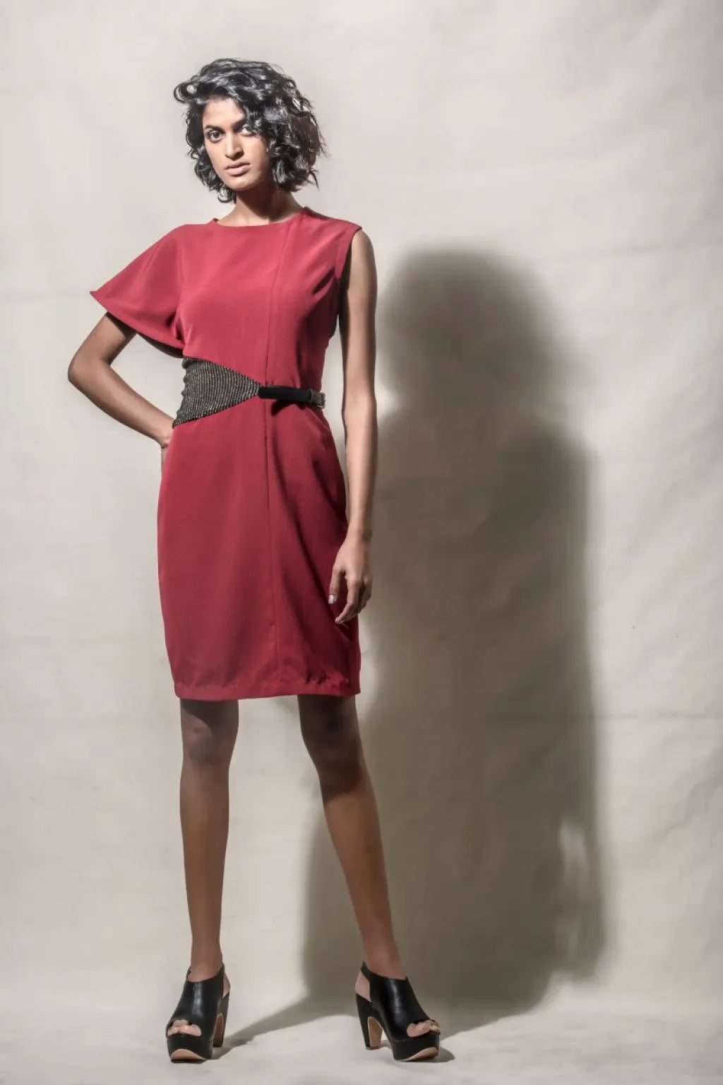 Echo Single Sleeve Dress