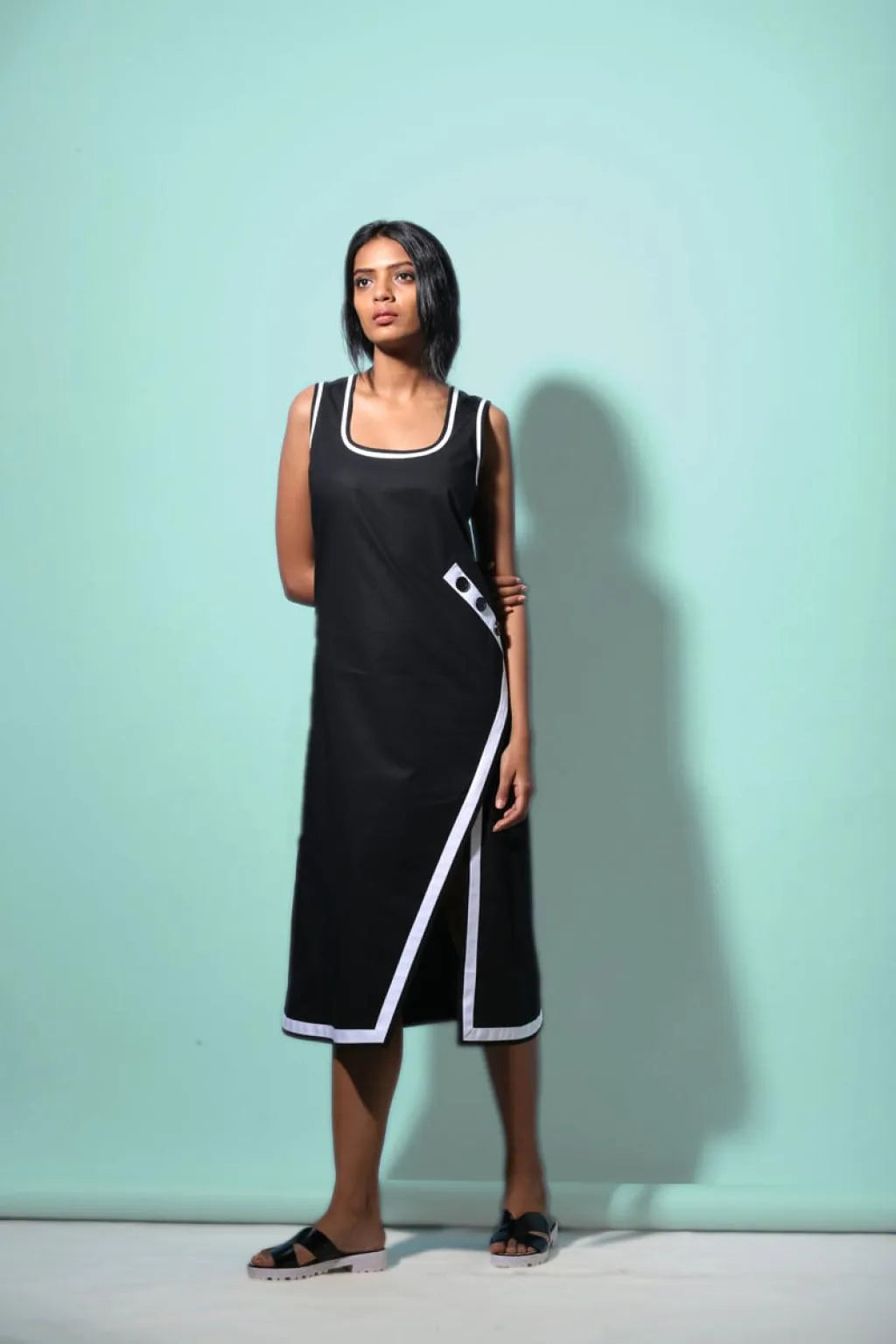 Echo Slit Open Dress