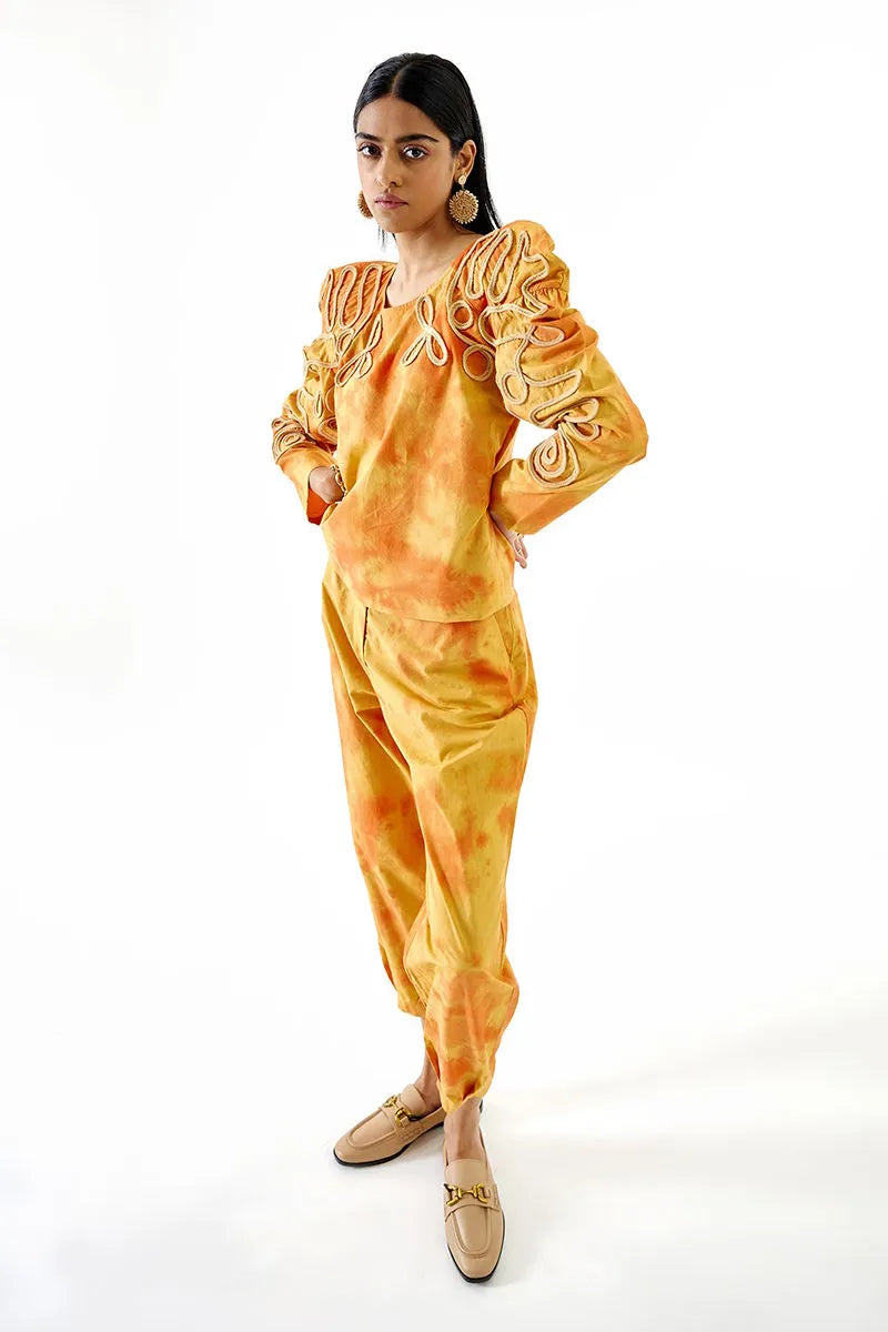 Echo Sunset Tie-Dye Top+ pant set