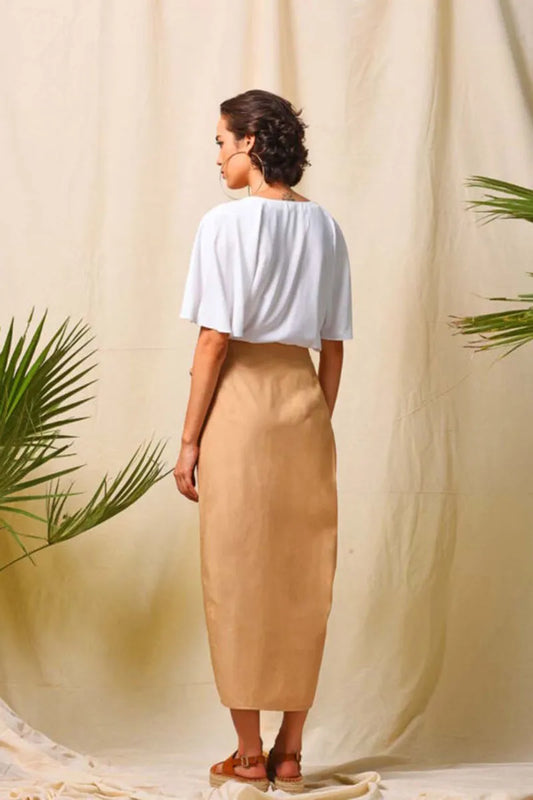 Flared sleeve top