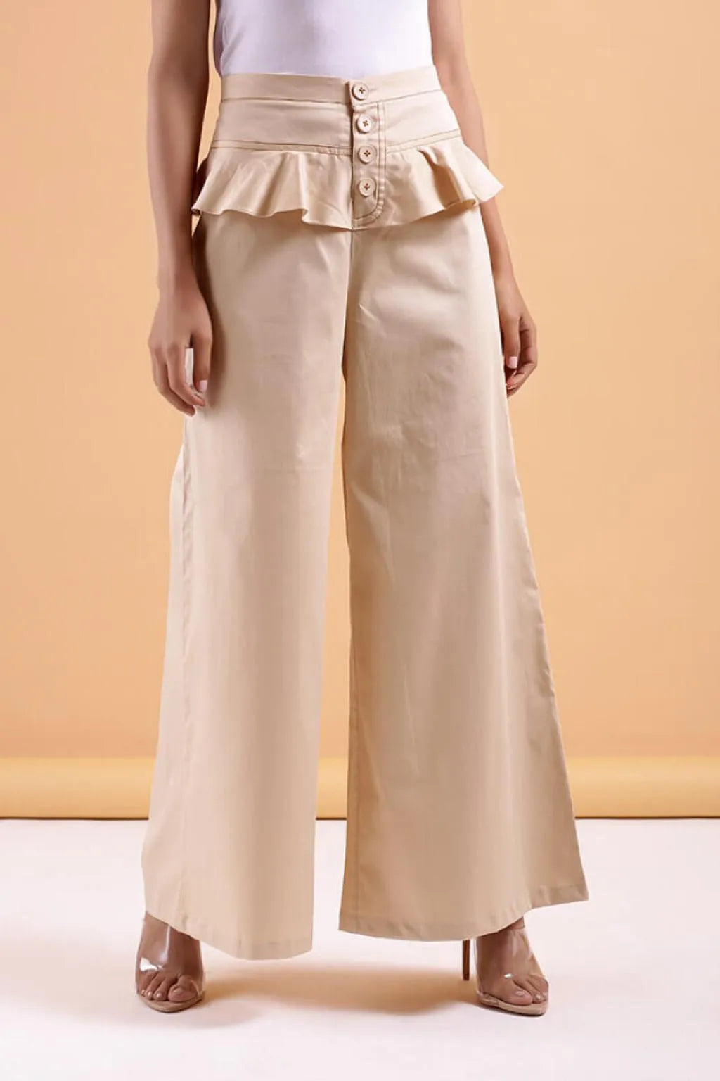 Peplum pants