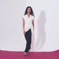 Echo Ivory Drape Top